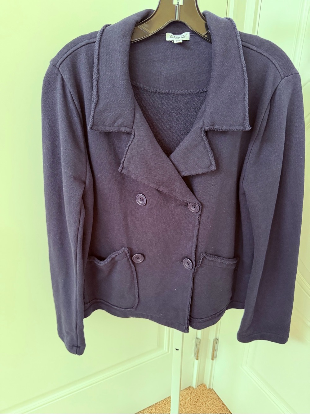 Splendid Navy Double-Breasted Jacket